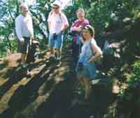 Volcano Climbing / having a rest