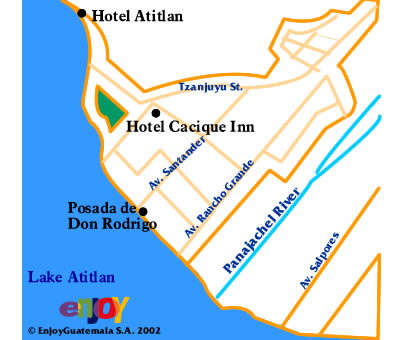 Map of Panajachel