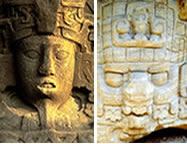 Quirigua - details of stela